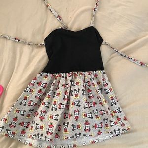 Handmade Minnie and Mickey sweetheart dress