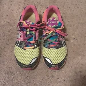 Asics multi color sneakers