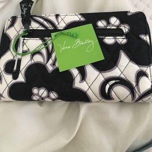 NWT- Vera Bradley Zip-Around Wallet, Night & Day.