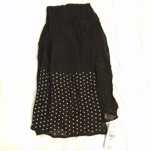 Lane Bryant Studded Black Scarf