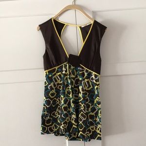 Silk tank top blouse