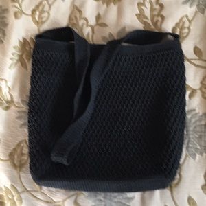 Liz Claiborne knitted black purse