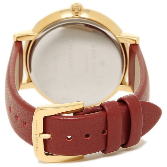NWT kate spade Monterey Merlot Leather Strap Watch main image 5