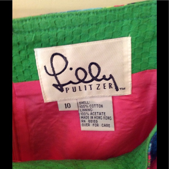 Lilly Pulitzer white label floral skirt - Picture 2 of 2