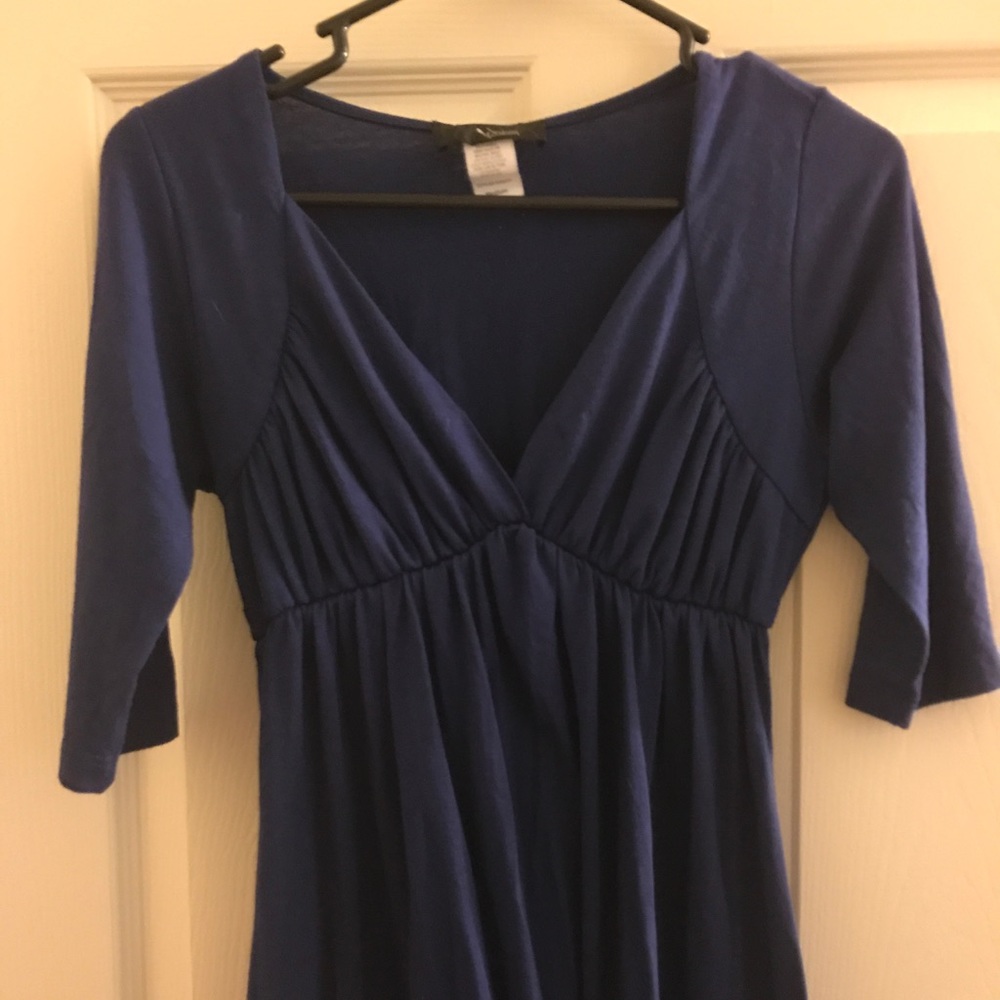 3/4 sleeve cotton dress