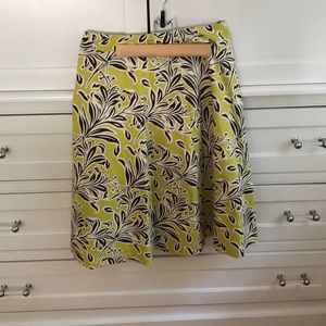 Floral printed midi skirt