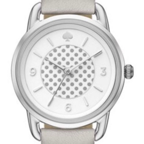NWT Kate Spade Boathouse Gray Leather Strap Watch main image 5