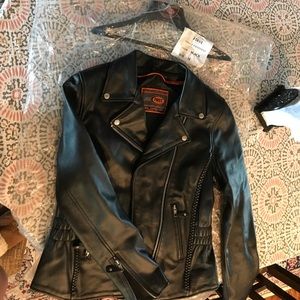 Women's leather jacket
