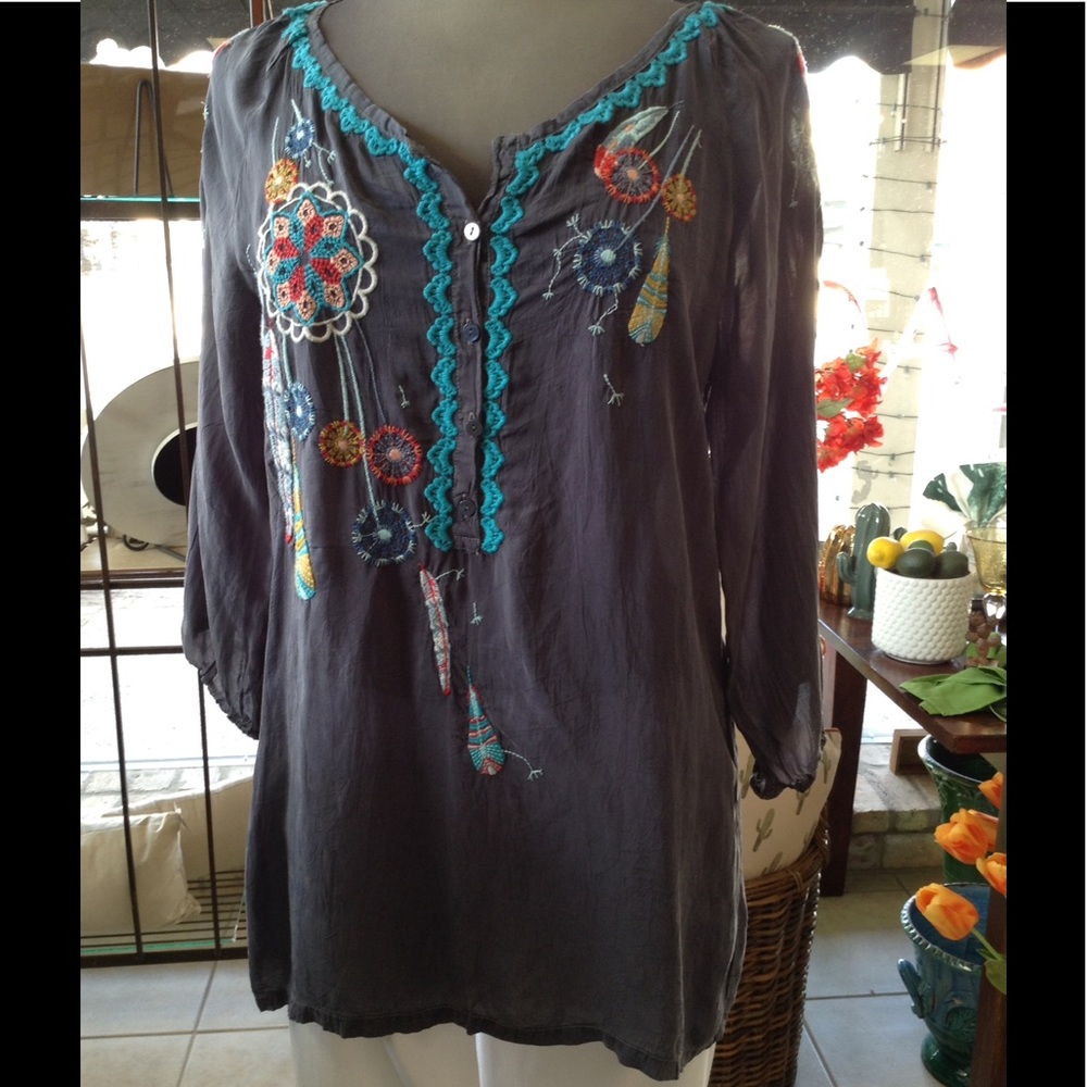 Johnny Was beautiful blouse!