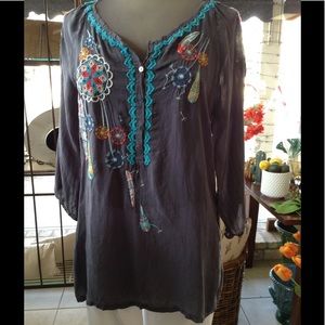 Johnny Was beautiful blouse!