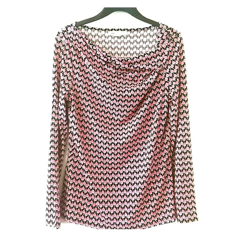 Liz Claiborne print blouse