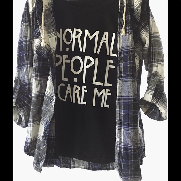 AHS T Shirt "Normal People Scare Me" - Picture 1 of 2