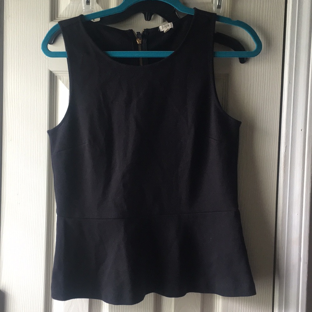 J Crew Factory Peplum Top