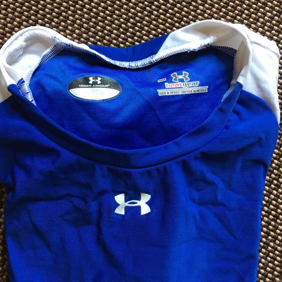 Blue and white under armour heat gear - Picture 4 of 4