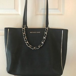 Michael Kors black bag with inner lap top pocket