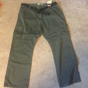 NWT Men's Wrangler Cargo Pant Dark grey