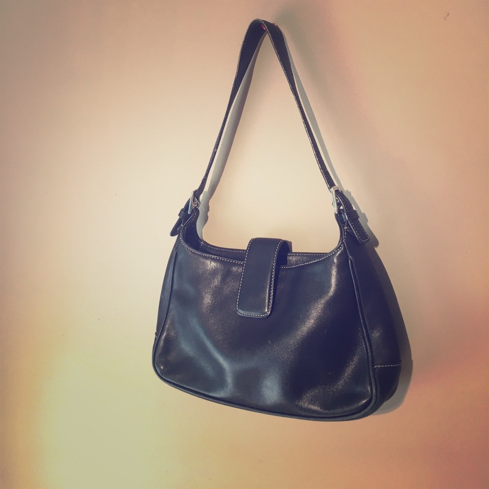 Black Leather Coach Purse