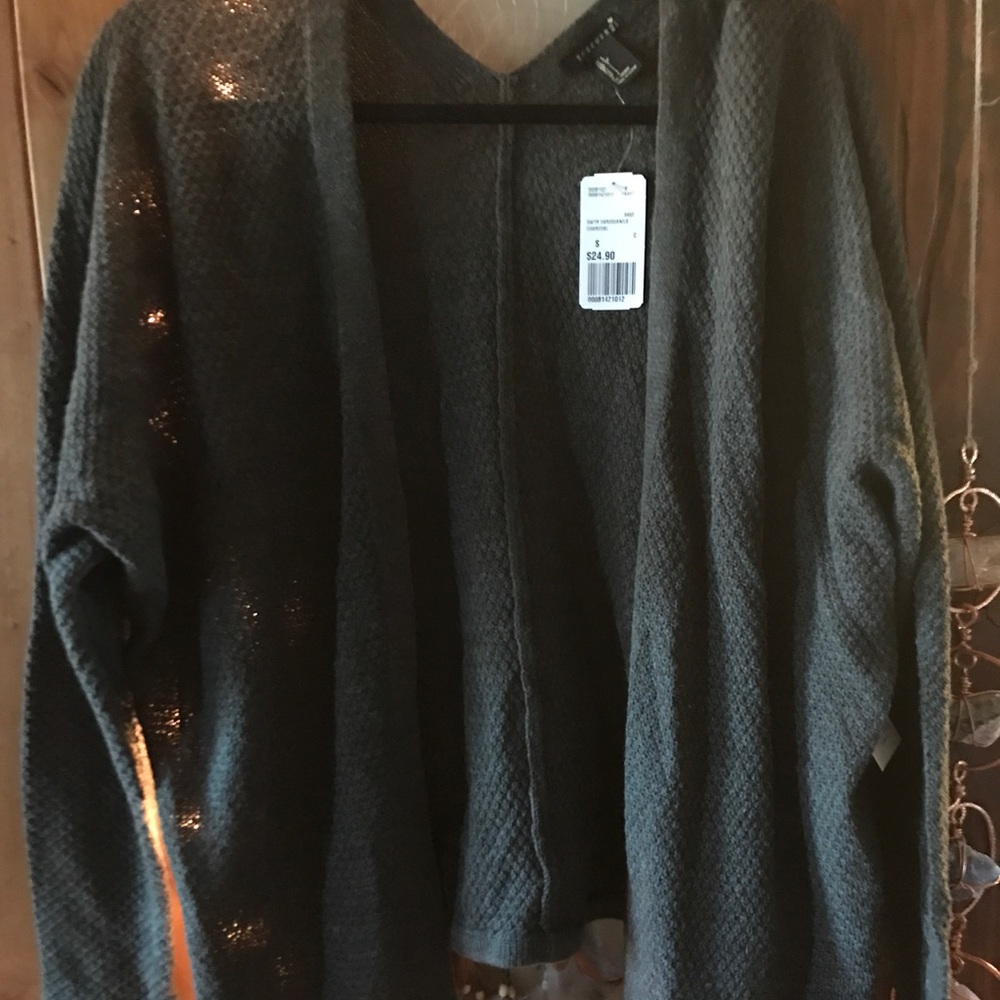 Charcoal grey cardigan