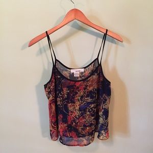 Patterned tank/crop top