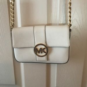 Michael Kors white cross body