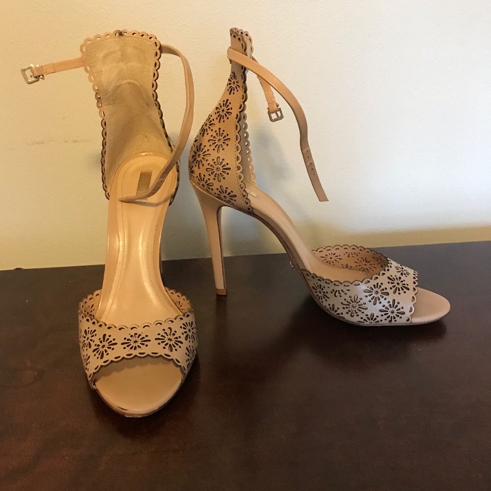 Schutz open toe high heel