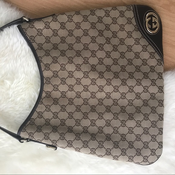 Gucci Monogram Hobo Bag - Picture 8 of 8