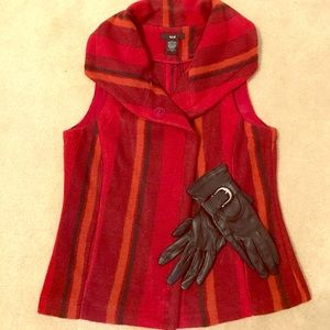 Multi colored vest (wool blend)