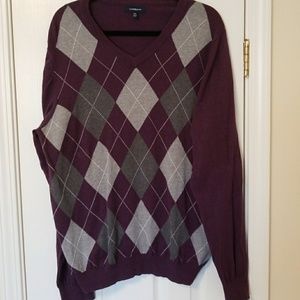 Croft&Barrow argyle sweater
