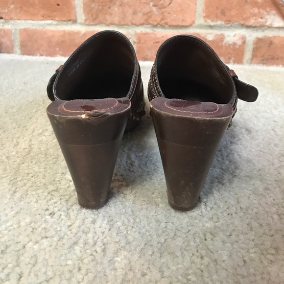 Coach Logo Sable Mules - Picture 5 of 6