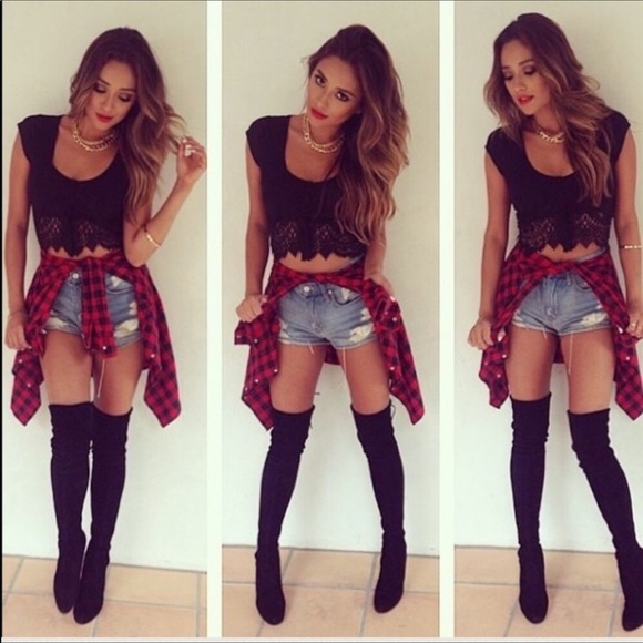 LAST 1️⃣ Over the Knee Faux Suede 2.5 Heel Boot - Picture 2 of 8