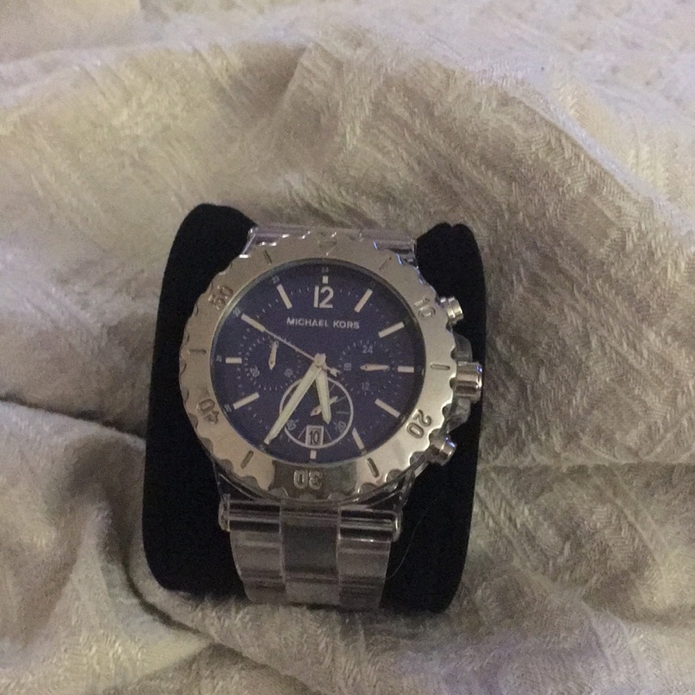 Michael Kors MK5409 Blue Dial Chronograph Watch