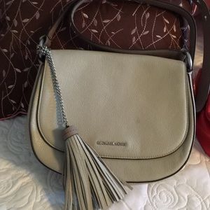 Michael Kors leather bag and matching wallet