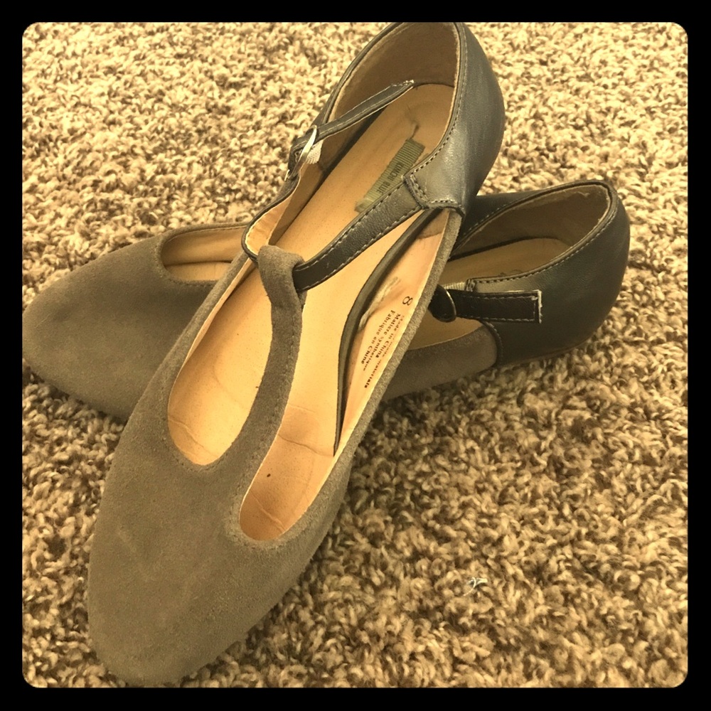 Urban outfitters Kimchi Blue flats. Brown/Grey.
