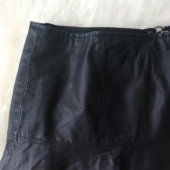 Free People Vegan Leather Skirt - Picture 2 of 5