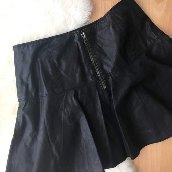 Free People Vegan Leather Skirt - Picture 4 of 5