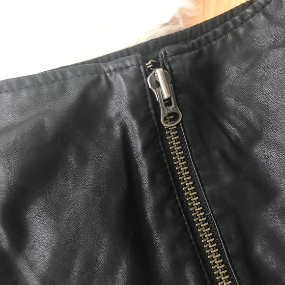 Free People Vegan Leather Skirt - Picture 5 of 5