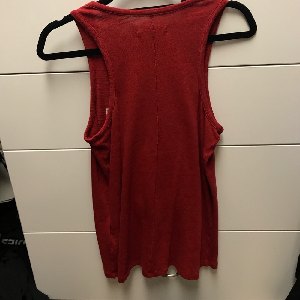 Rag & Bone Red And White Tank - image 2