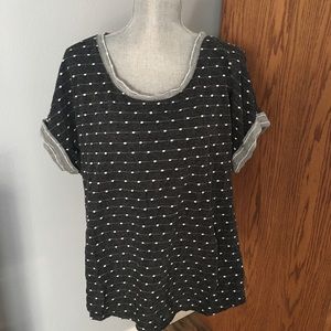 Lane Bryant polka dot top