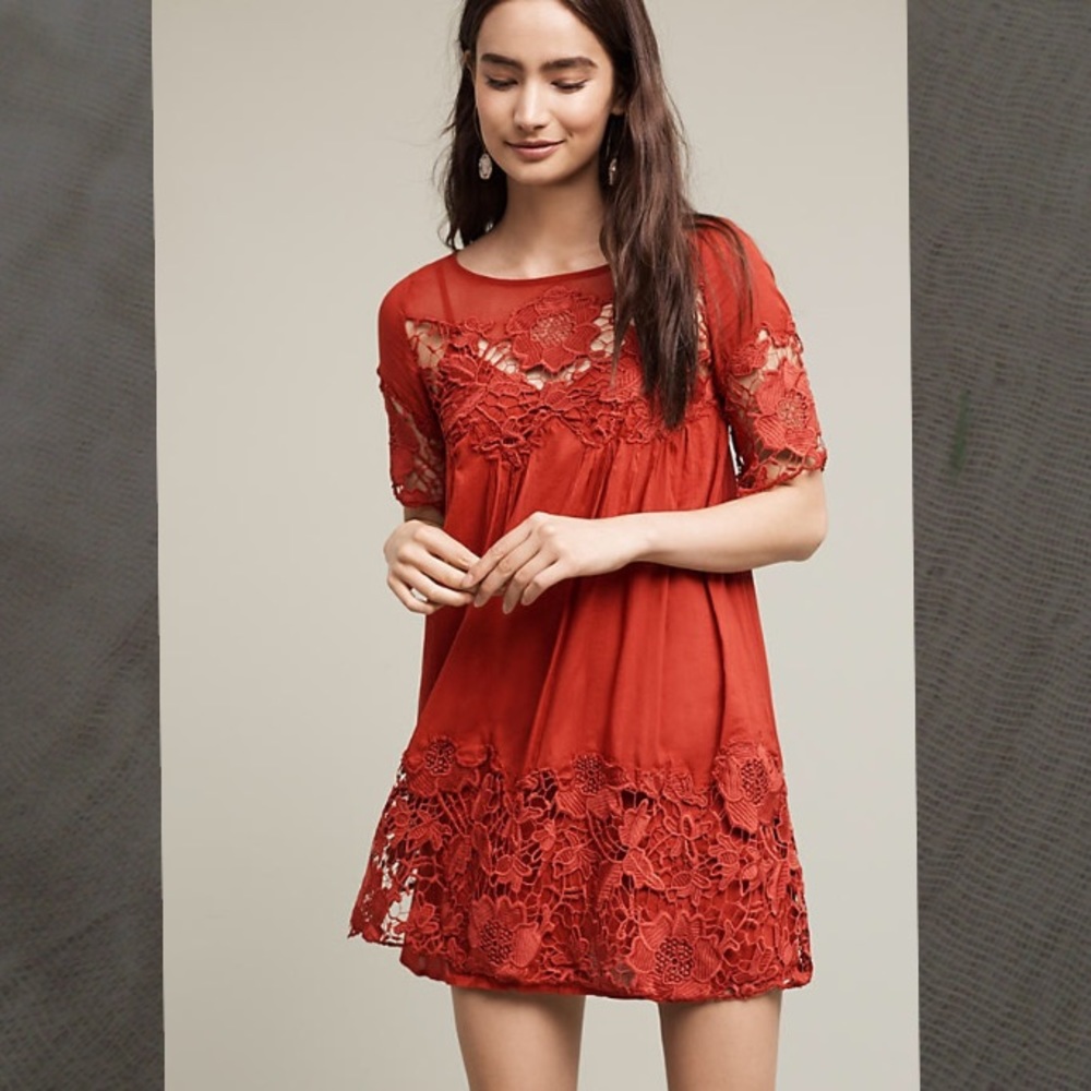 Anthropologie Holding Horses, Magnolia Lace, Sz 6