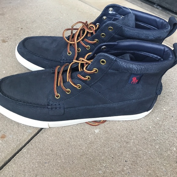 Polo Ralph Lauren high top leather sneakers - Picture 2 of 5
