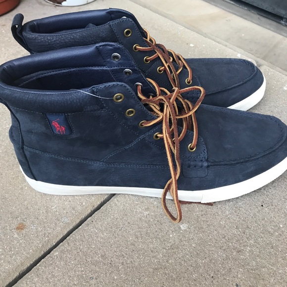 Polo Ralph Lauren high top leather sneakers - Picture 4 of 5