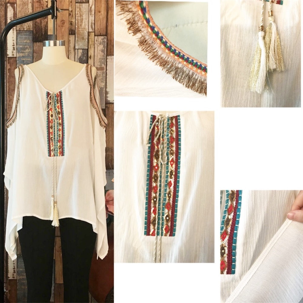 Cold Shoulder Tops - Picture 4 of 4