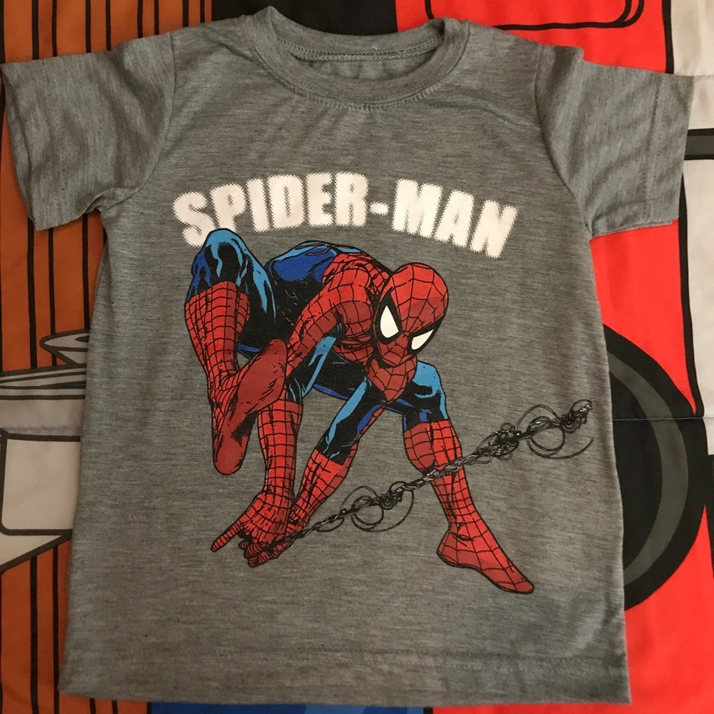 Boys Marvel Spider-Man Tshirt (Size 4)
