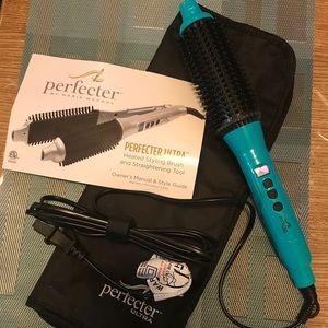 Perfecter heated hair comb curler