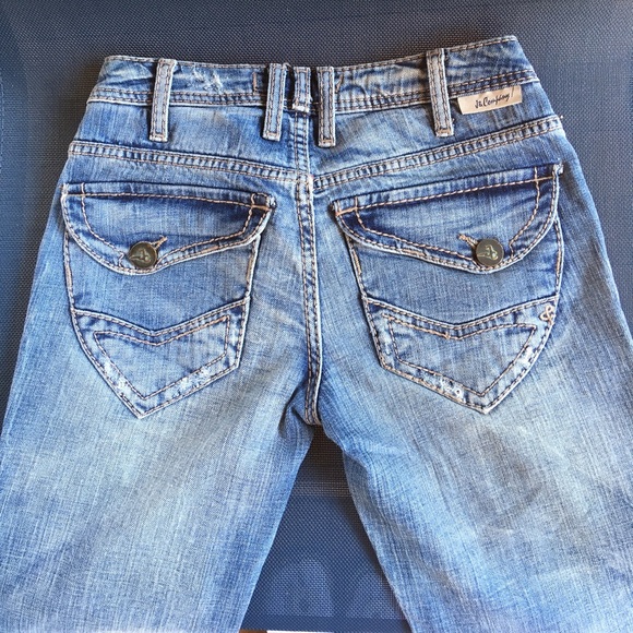 J & Company Back Pocket Butt Lift Jeans Size 24 - Picture 2 of 3