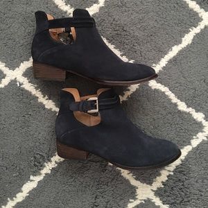 Seychelles Navy Booties