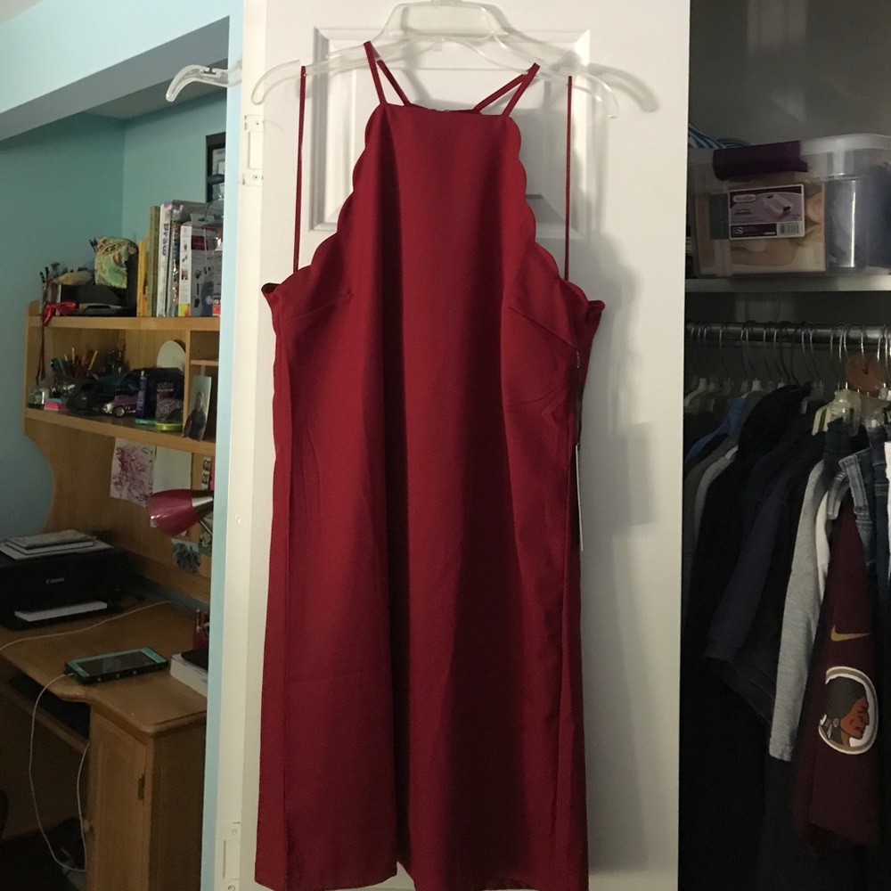 Red dress