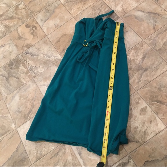 VICTORIA'S SECRET Teal halter dress - Picture 7 of 7