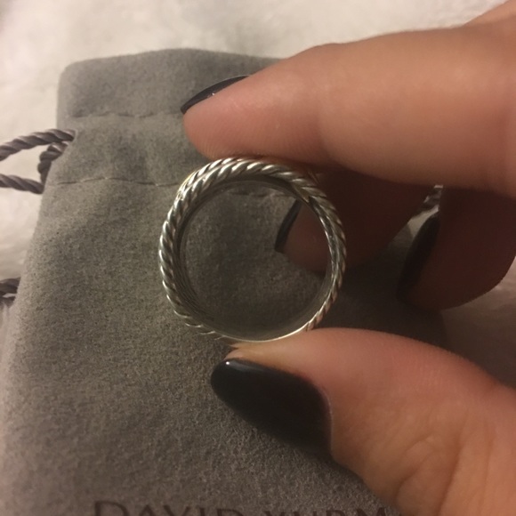 Authentic David yurman double crossover ring - Picture 4 of 6