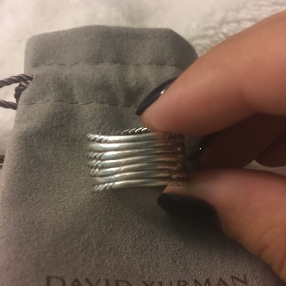 Authentic David yurman double crossover ring - Picture 5 of 6